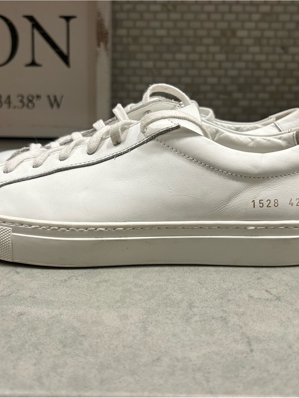 Common Projects White Achilles Leather Sneaker